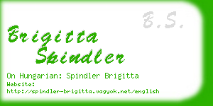 brigitta spindler business card